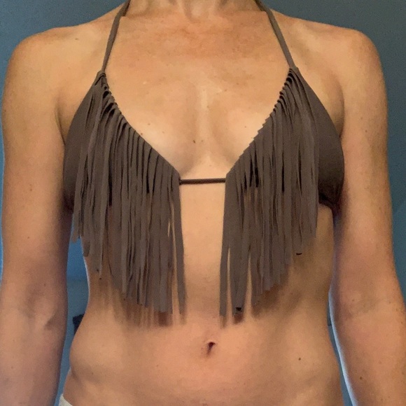Acacia Montauk Fringe Bikini Top - Picture 1 of 4